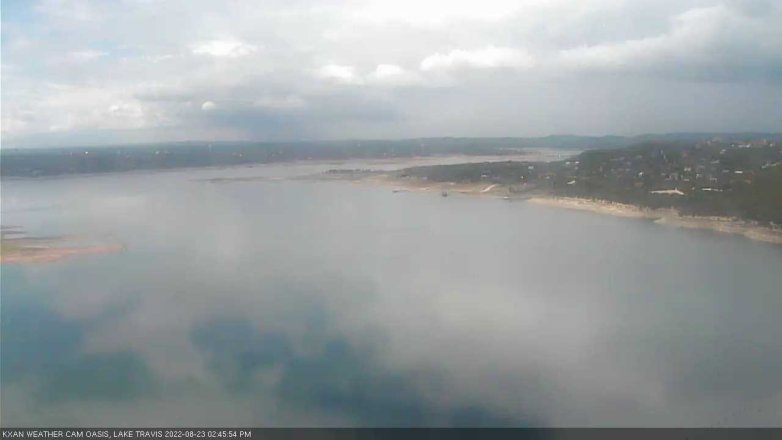 Lake Travis webcam, August 23, 2022 2:45 PM CT