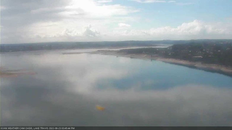 Lake Travis webcam, August 23, 2022 3:45 PM CT