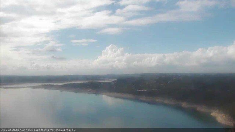 Lake Travis webcam, August 23, 2022 4:25 PM CT