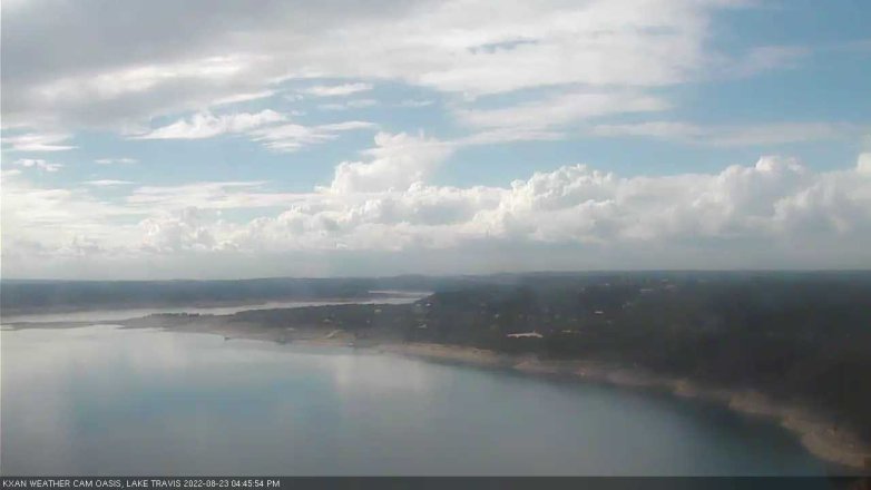 Lake Travis webcam, August 23, 2022 4:45 PM CT