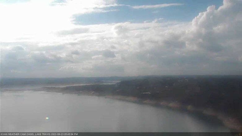 Lake Travis webcam, August 23, 2022 5:45 PM CT
