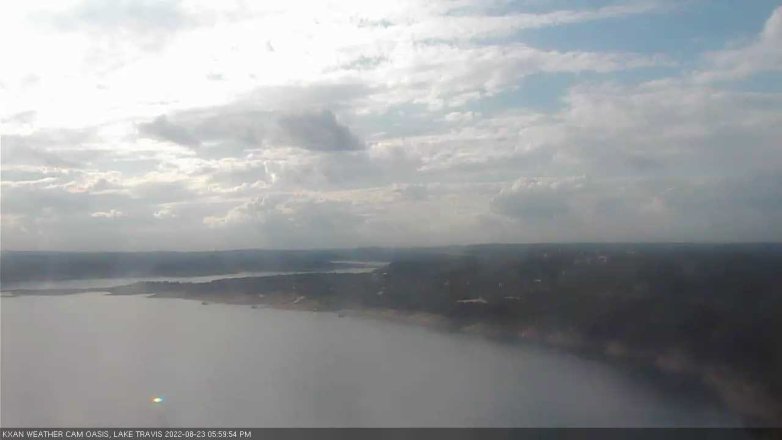 Lake Travis webcam, August 23, 2022 6:00 PM CT