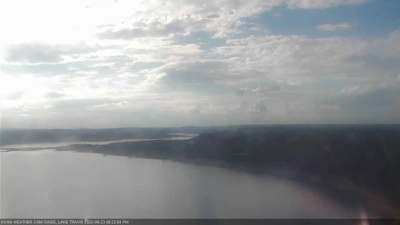 Lake Travis webcam, August 23, 2022 6:25 PM CT