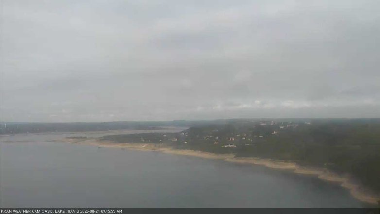 Lake Travis webcam, August 24, 2022 9:45 AM CT