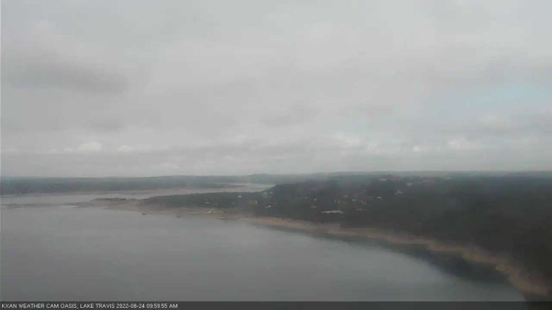 Lake Travis webcam, August 24, 2022 10:00 AM CT
