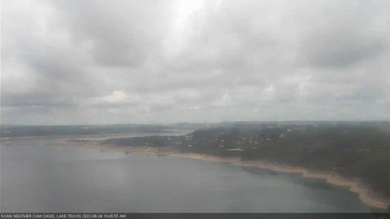 Lake Travis webcam, August 24, 2022 10:45 AM CT