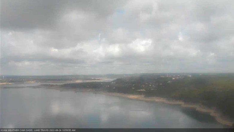Lake Travis webcam, August 24, 2022 11:00 AM CT