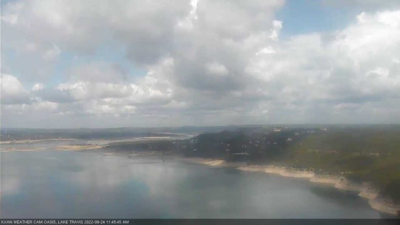 Lake Travis webcam, August 24, 2022 11:45 AM CT