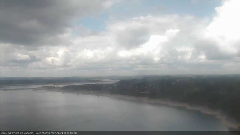 Lake Travis webcam, August 24, 2022 12:25 PM CT