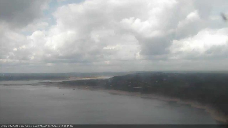 Lake Travis webcam, August 24, 2022 1:00 PM CT