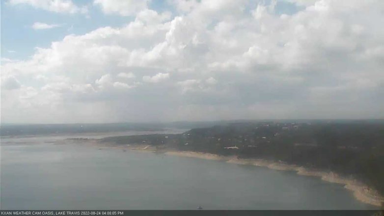 Lake Travis webcam, August 24, 2022 4:00 PM CT