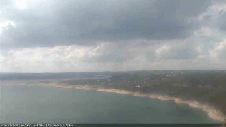 Lake Travis webcam, August 24, 2022 4:25 PM CT