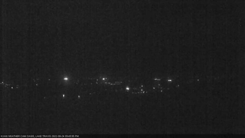 Lake Travis webcam, August 24, 2022 9:45 PM CT