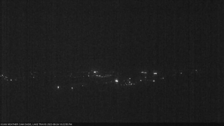 Lake Travis webcam, August 24, 2022 10:25 PM CT