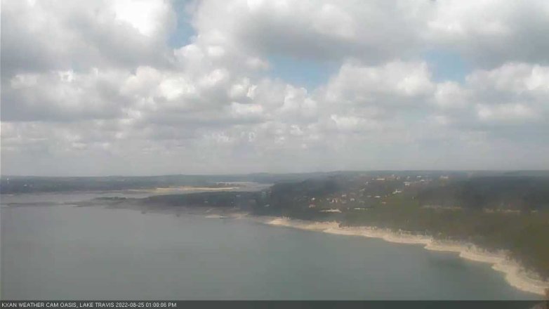 Lake Travis webcam, August 25, 2022 1:00 PM CT