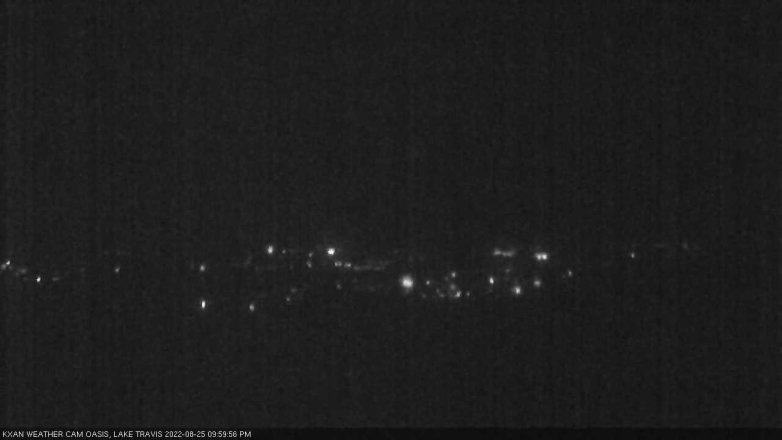 Lake Travis webcam, August 25, 2022 10:00 PM CT