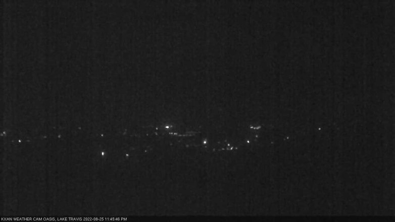 Lake Travis webcam, August 25, 2022 11:45 PM CT