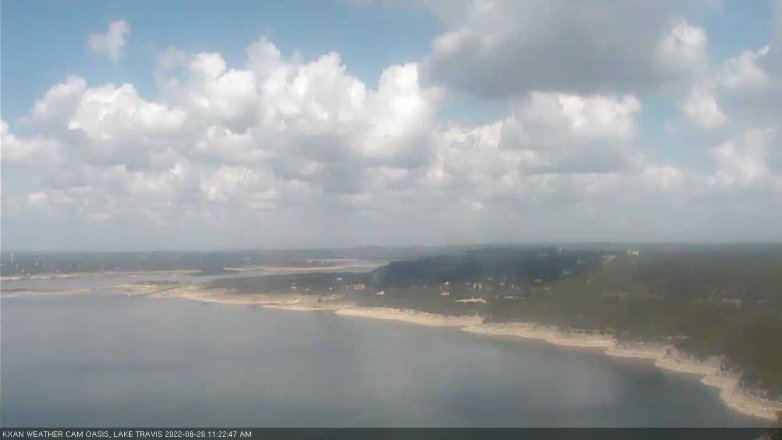 Lake Travis webcam, August 26, 2022 11:25 AM CT