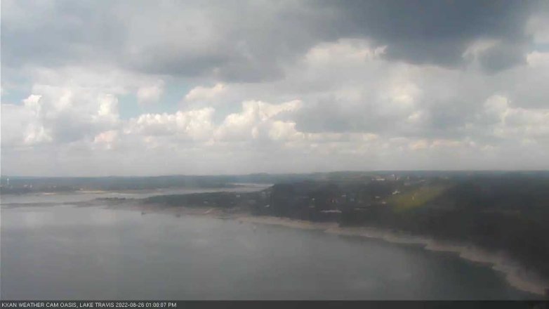 Lake Travis webcam, August 26, 2022 1:00 PM CT