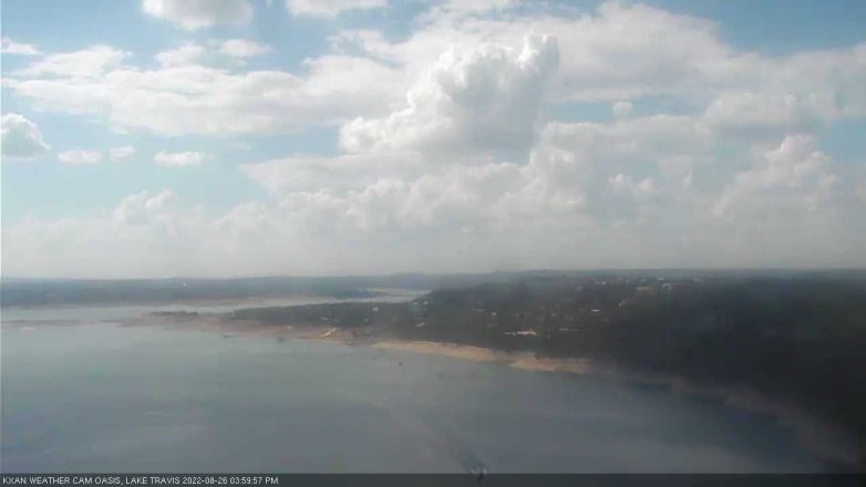 Lake Travis webcam, August 26, 2022 4:00 PM CT