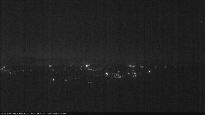 Lake Travis webcam, August 26, 2022 9:00 PM CT
