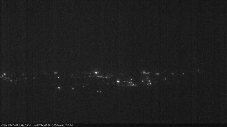 Lake Travis webcam, August 26, 2022 9:25 PM CT