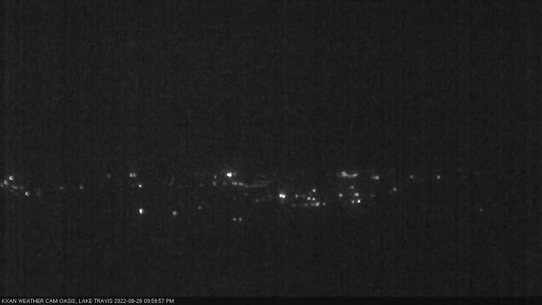 Lake Travis webcam, August 26, 2022 10:00 PM CT