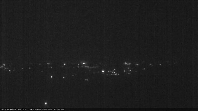Lake Travis webcam, August 26, 2022 10:25 PM CT