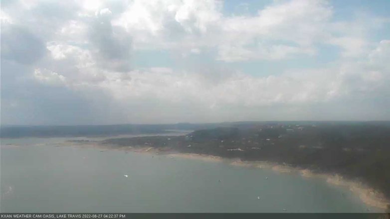 Lake Travis webcam, August 27, 2022 4:25 PM CT