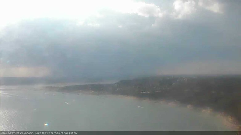 Lake Travis webcam, August 27, 2022 6:00 PM CT