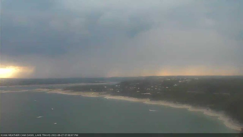 Lake Travis webcam, August 27, 2022 7:00 PM CT