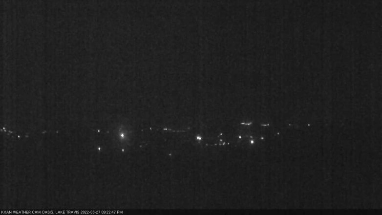 Lake Travis webcam, August 27, 2022 9:25 PM CT
