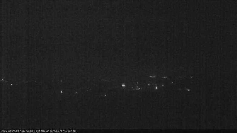 Lake Travis webcam, August 27, 2022 9:45 PM CT