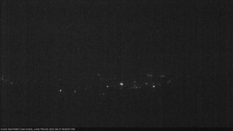 Lake Travis webcam, August 27, 2022 10:00 PM CT