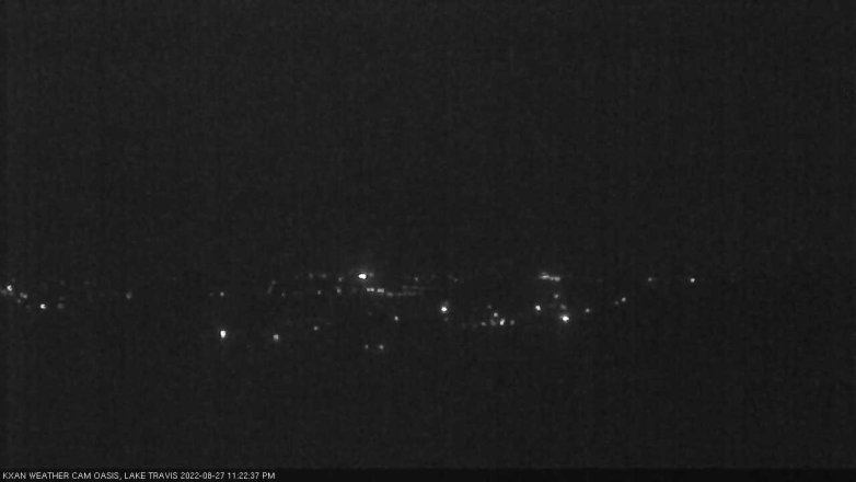 Lake Travis webcam, August 27, 2022 11:25 PM CT