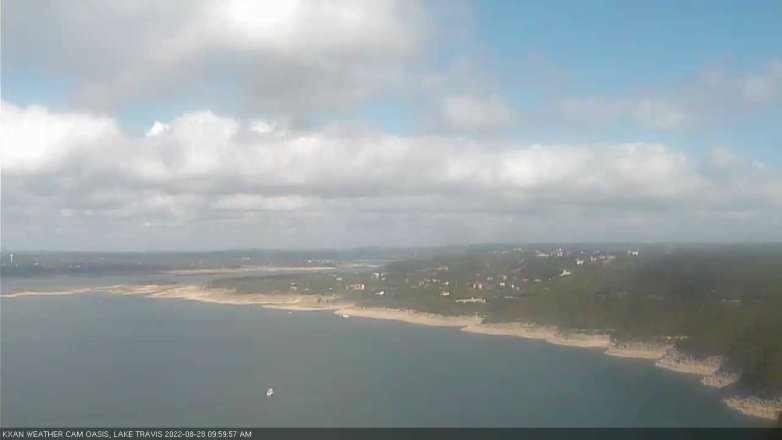 Lake Travis webcam, August 28, 2022 10:00 AM CT