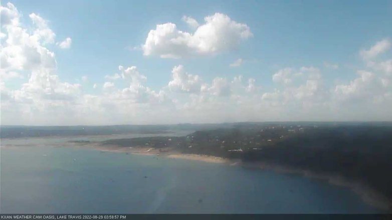 Lake Travis webcam, August 28, 2022 4:00 PM CT