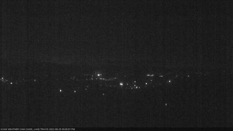 Lake Travis webcam, August 28, 2022 9:00 PM CT