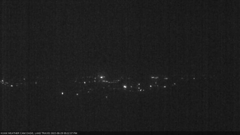 Lake Travis webcam, August 28, 2022 9:25 PM CT