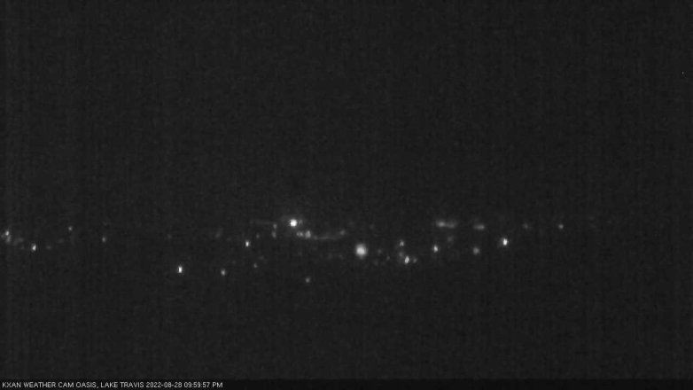 Lake Travis webcam, August 28, 2022 10:00 PM CT