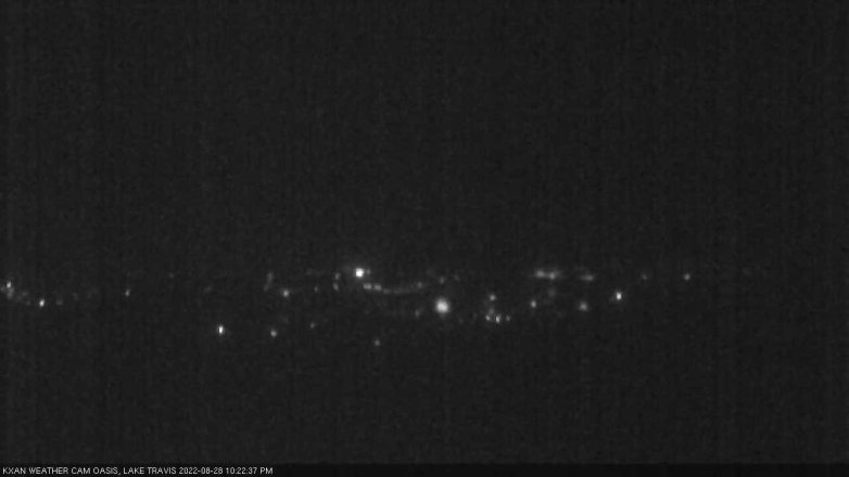 Lake Travis webcam, August 28, 2022 10:25 PM CT