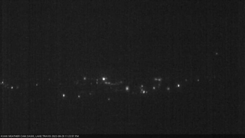 Lake Travis webcam, August 28, 2022 11:25 PM CT