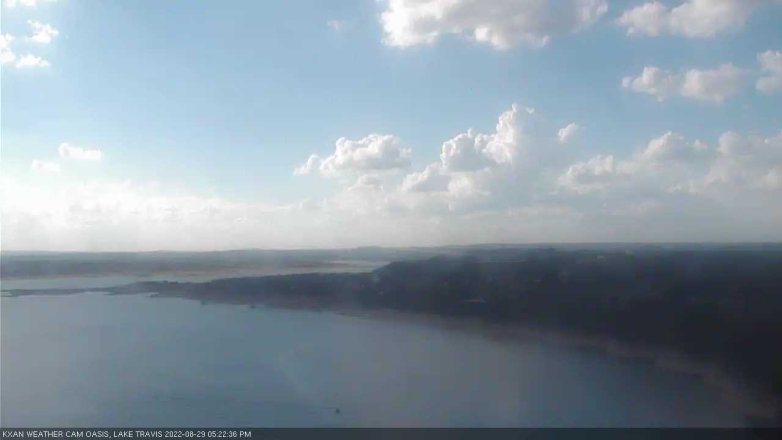 Lake Travis webcam, August 29, 2022 5:25 PM CT