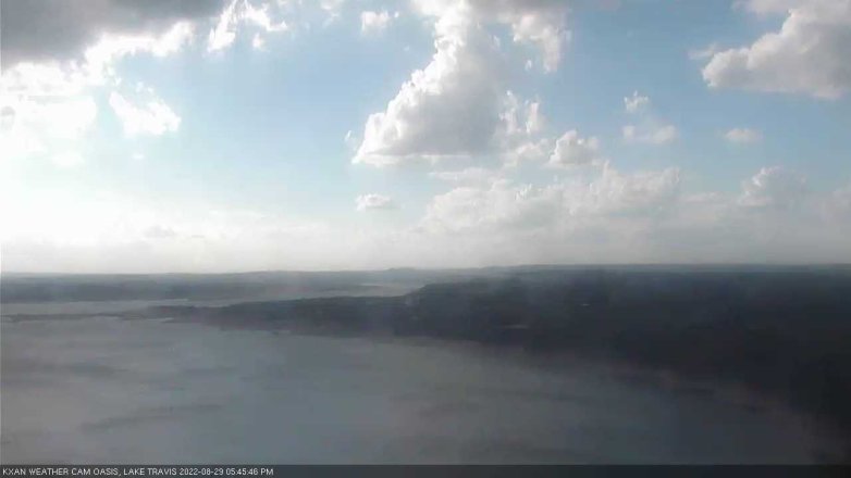 Lake Travis webcam, August 29, 2022 5:45 PM CT