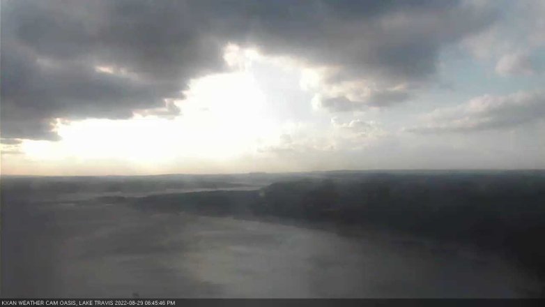 Lake Travis webcam, August 29, 2022 6:45 PM CT
