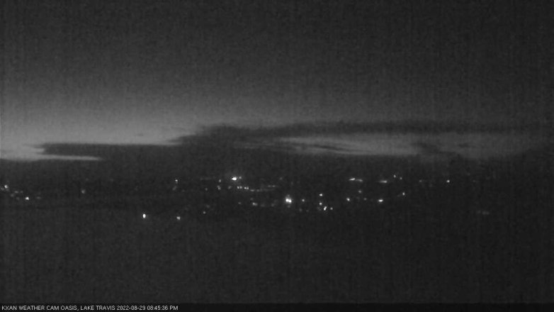 Lake Travis webcam, August 29, 2022 8:45 PM CT
