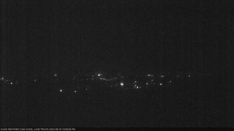 Lake Travis webcam, August 29, 2022 10:00 PM CT