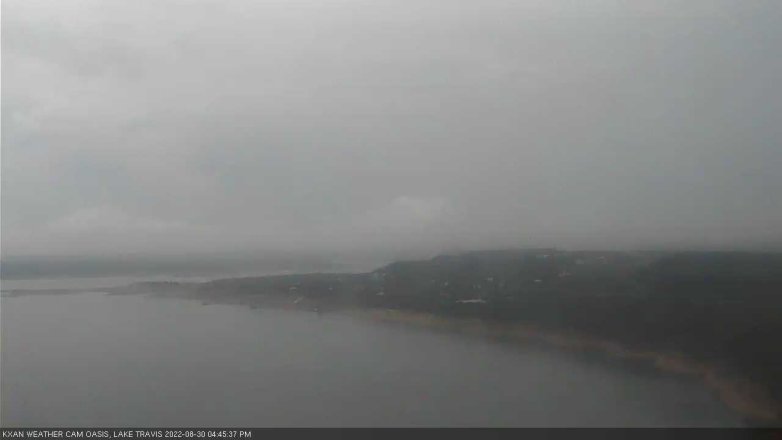 Lake Travis webcam, August 30, 2022 4:45 PM CT