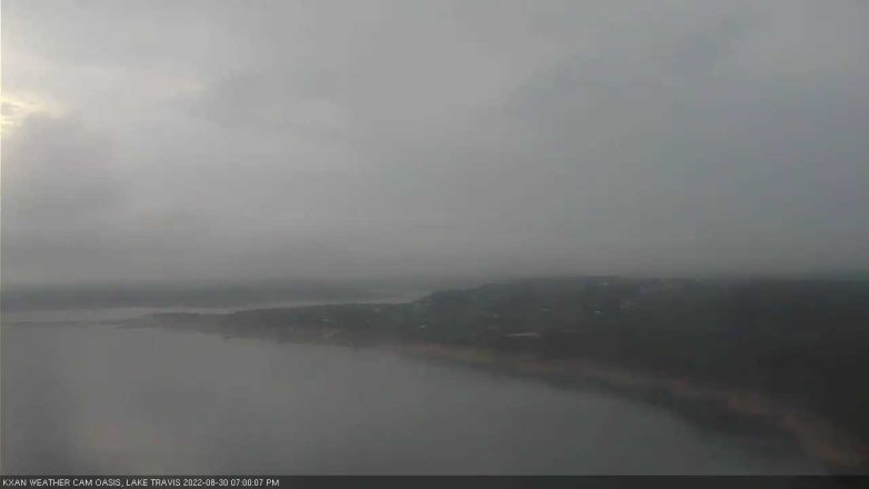 Lake Travis webcam, August 30, 2022 7:00 PM CT