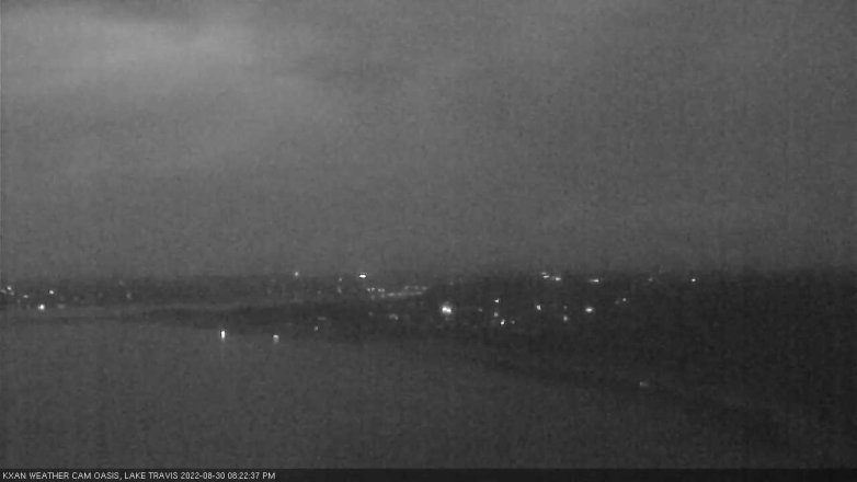 Lake Travis webcam, August 30, 2022 8:25 PM CT